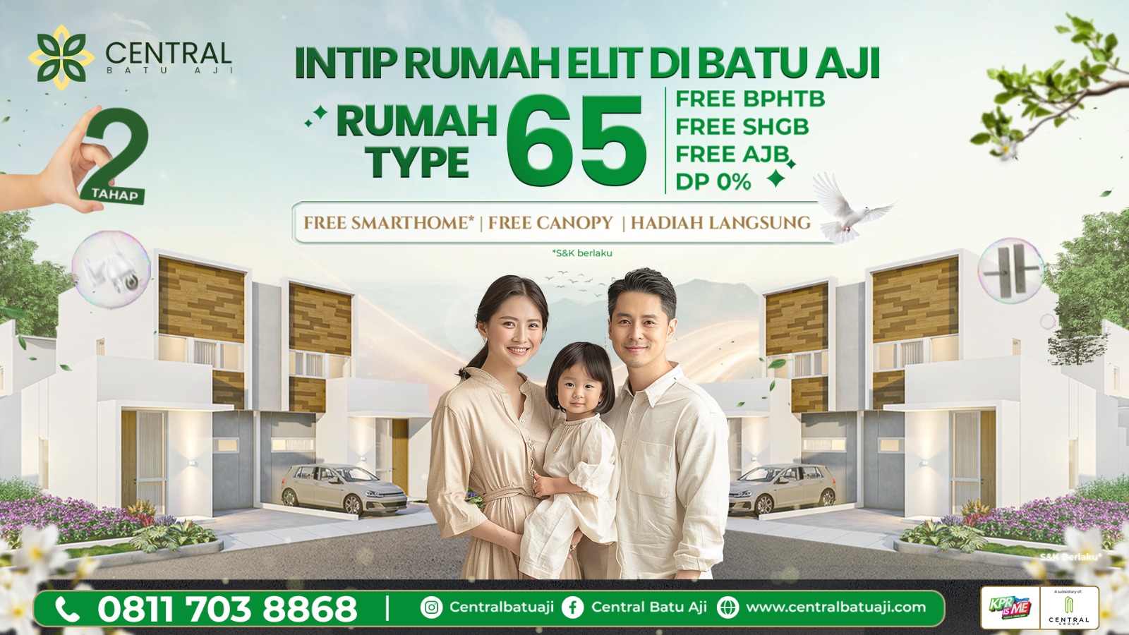 Rumah mewah tapi minimalist di Batu Aji